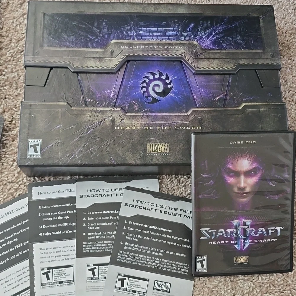 StarCraft 2 Heart of the Swarm Blizzard Entertainment Collector’s Edition